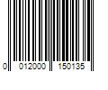 Barcode Image for UPC code 0012000150135