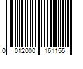 Barcode Image for UPC code 0012000161155