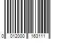 Barcode Image for UPC code 0012000163111