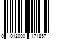 Barcode Image for UPC code 0012000171857