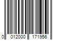 Barcode Image for UPC code 0012000171956