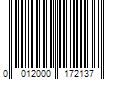 Barcode Image for UPC code 0012000172137