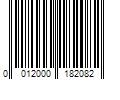 Barcode Image for UPC code 0012000182082