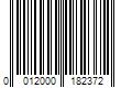 Barcode Image for UPC code 0012000182372