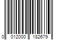 Barcode Image for UPC code 0012000182679