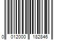 Barcode Image for UPC code 0012000182846