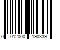 Barcode Image for UPC code 0012000190339