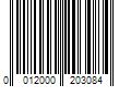 Barcode Image for UPC code 0012000203084