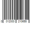 Barcode Image for UPC code 0012000210655