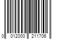 Barcode Image for UPC code 0012000211706