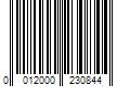 Barcode Image for UPC code 0012000230844