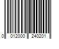 Barcode Image for UPC code 0012000240201