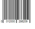 Barcode Image for UPC code 0012000286209