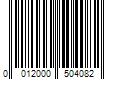 Barcode Image for UPC code 0012000504082