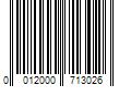 Barcode Image for UPC code 0012000713026