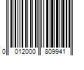 Barcode Image for UPC code 0012000809941