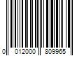 Barcode Image for UPC code 0012000809965. Product Name: Mountain Dew 12-Pack 12 oz Regular Cans
