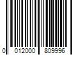 Barcode Image for UPC code 0012000809996