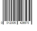 Barcode Image for UPC code 0012005426570