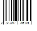 Barcode Image for UPC code 0012017365195