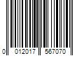 Barcode Image for UPC code 0012017567070