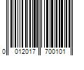 Barcode Image for UPC code 0012017700101