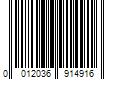 Barcode Image for UPC code 0012036914916