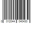 Barcode Image for UPC code 0012044040430