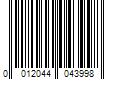 Barcode Image for UPC code 0012044043998