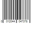 Barcode Image for UPC code 0012044047378