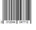 Barcode Image for UPC code 0012044047712