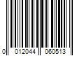 Barcode Image for UPC code 0012044060513