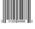 Barcode Image for UPC code 001205699860