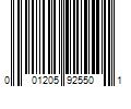 Barcode Image for UPC code 001205925501