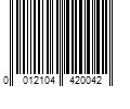 Barcode Image for UPC code 0012104420042