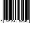 Barcode Image for UPC code 0012104767048