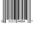 Barcode Image for UPC code 001213469547