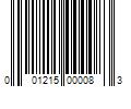 Barcode Image for UPC code 001215000083