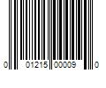 Barcode Image for UPC code 001215000090