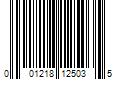 Barcode Image for UPC code 001218125035