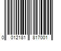 Barcode Image for UPC code 0012181817001