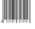 Barcode Image for UPC code 0012181817216