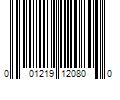 Barcode Image for UPC code 001219120800