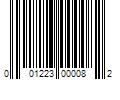 Barcode Image for UPC code 001223000082