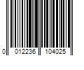 Barcode Image for UPC code 0012236104025