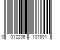 Barcode Image for UPC code 0012236137801