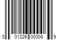 Barcode Image for UPC code 001226000089