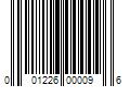 Barcode Image for UPC code 001226000096