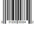 Barcode Image for UPC code 001230003342