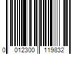 Barcode Image for UPC code 0012300119832